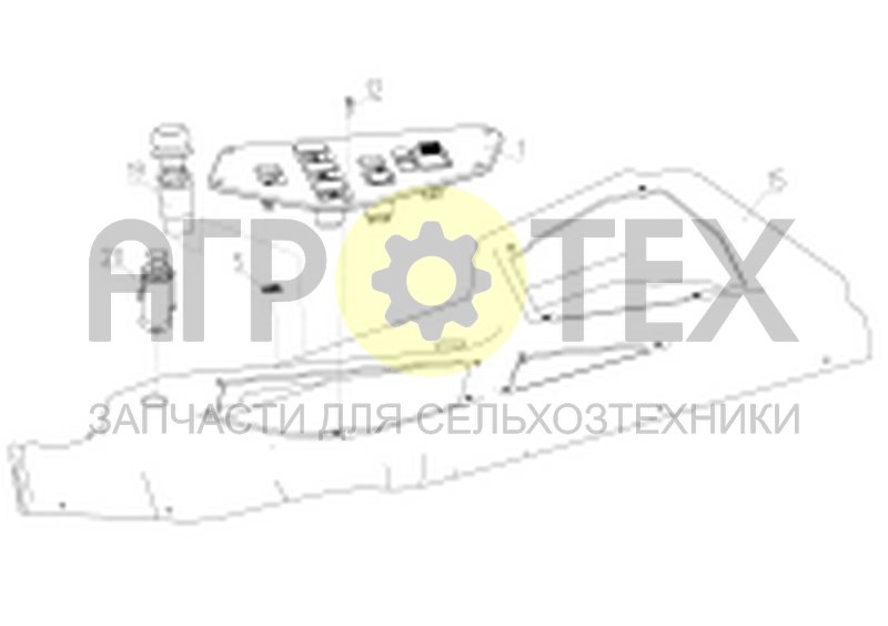 Чертеж Накладка пульта (МРУ-1.00.400-02)